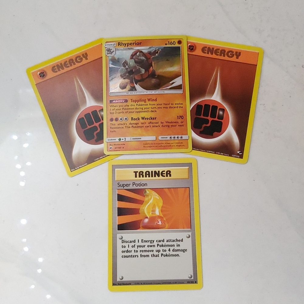 Pokemon RHYPERIOR 67/147 holo card - Picture 2 of 4
